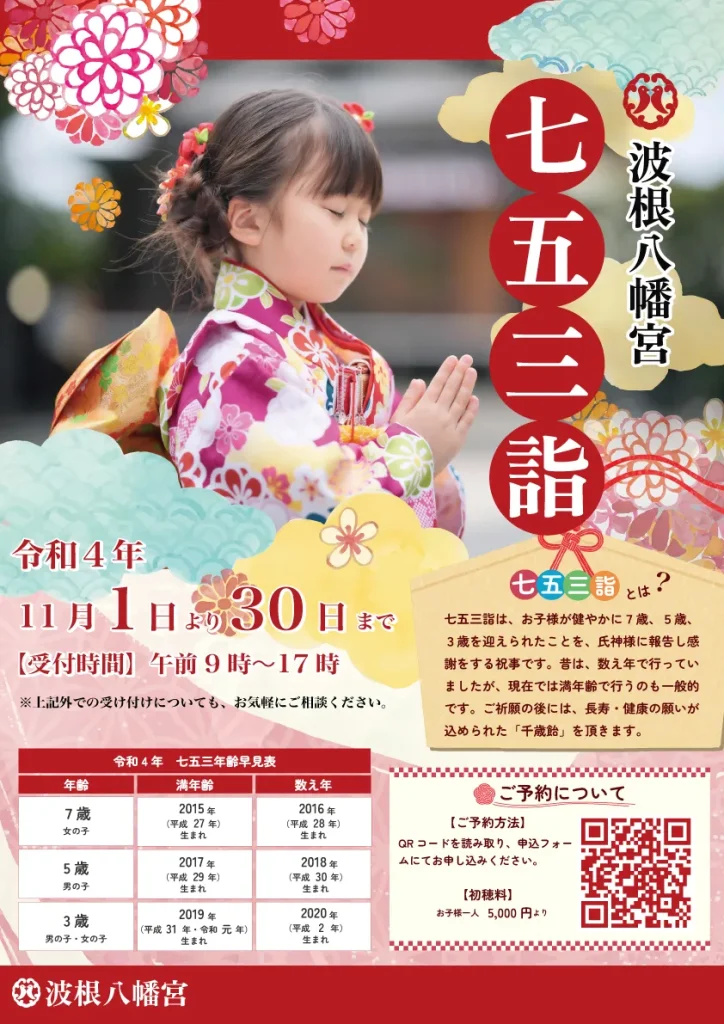 波根八幡宮の七五三